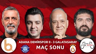 Adana Demirspor 03 Galatasaray Maç Sonu  Bışar Özbey Rasim Ozan Ahmet Çakar ve Abdülkerim Durmaz [upl. by Ferneau]