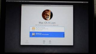 How to mount OS X Lion to a flash drivehard drive and Clean Install Mac OS X Lion [upl. by Stannfield132]