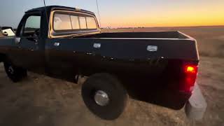 1990 Dodge W150 Shortbed 4x4 Manual truck walk around [upl. by Clare]