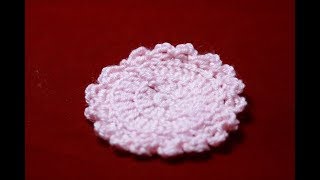 Crochet Pattern Round Rug for Dollhouse [upl. by Chick]