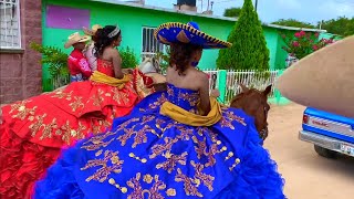 Asi son Las Quinceañeras en Durango Mexico 🇲🇽 Noemi amp Isabel XV [upl. by Roosnam]