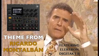 Theme From Ricardo Montalbán  Elektron Digitakt II live performance [upl. by Arayt]