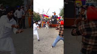 Respect🔥🔥 lathi gatka DJ sk style trendingshorts gatka shortsfeed djsk pehowa [upl. by Ihtac528]