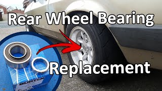 How to Replace Rear Wheel Bearings  Half Shaft Bearings Ford Capri  Escort  Tech Tip 33 [upl. by Jim]