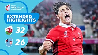 Was this the best game of the pool stage  Wales v Fiji  Rugby World Cup 2023 Extended Highlights [upl. by Nelav]