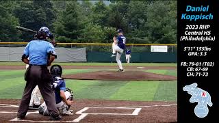 2023  RHP  Daniel Koppisch  GAME FOOTAGE [upl. by Ecirp]