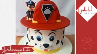 Jedna sjajna ideja za DEKORACIJU dečije torte  Tutorial 🐾🎂 [upl. by Nnylaf]