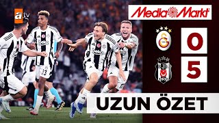 Galatasaray 0  5 Beşiktaş  2024 Süper Kupa Finali  Uzun Özet [upl. by Naugan]