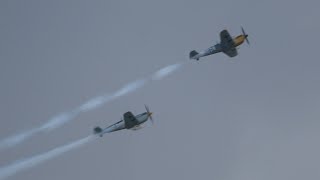 Hispano Buchon pair at IWM Duxford Battle of Britain airshow 2022 [upl. by Ledif]