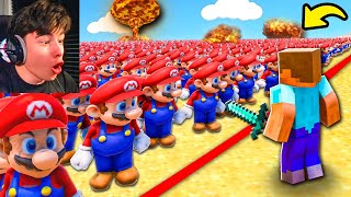 1 Steve vs 1000000 Marios [upl. by Hardy]