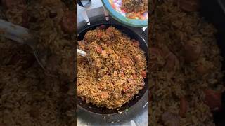 3 lbs rice jambalaya cooking deliciousfood food cajunfood louisiana [upl. by Schwab]