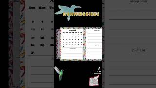 2025 Hummingbird CalendarPlanner [upl. by Neelyahs]