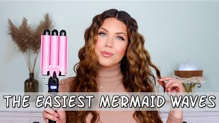 How I Wave My Hair Effortless Waves Hair Waver Tutorial How To Crimp  Wave Your Hair  Faith Drew [upl. by Nimzaj]