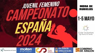 CEV JUVENIL FEMENINO 2024  MORA DE RUBIELOS [upl. by Nirraj614]