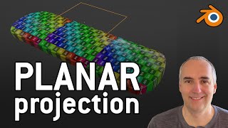 Planar projection in Blender [upl. by Ivanah946]