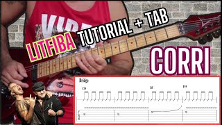 CORRI  Tutorial Completo Litfiba  Tab chitarra [upl. by Stalder]