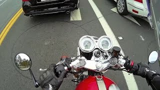 2016 Triumph Thruxton R Review  MC Commute [upl. by Leasim]