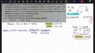 Determinación de carbonatos ejercicio 2 [upl. by Neira154]