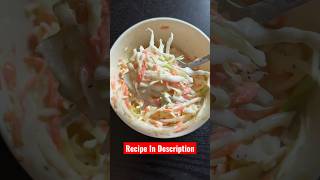 Simple Coleslaw Recipe BBQ Sidedish [upl. by Eelrebmik]