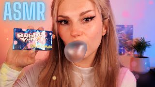 ASMR Tingly Bubble Gum Chewing amp Ear to Ear Whispers 🫧 [upl. by Elreath]