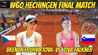 W60 Hechingen Final Match  Brenda Fruhvirtova VS Ziva Falkner [upl. by Assilym]