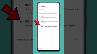 how to turn off safe search mode on google when its locked 🤔 shorts [upl. by Orfurd]