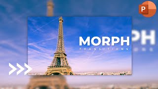 How to Create a Stunning Presentation Slide Using MORPH Transition 2024 ppt [upl. by Kalina]