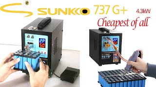 Sunkko 737G Spot welder Pulse Welding Machine [upl. by Lepp]