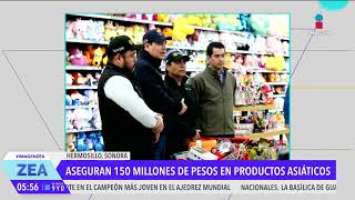 Aseguran en Hermosillo Sonora 150 mdp en productos asiáticos  Noticias con Francisco Zea [upl. by Itsirk]