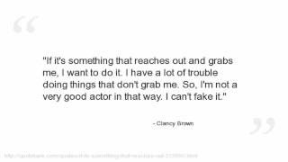 Clancy Brown Quotes [upl. by Cornel]