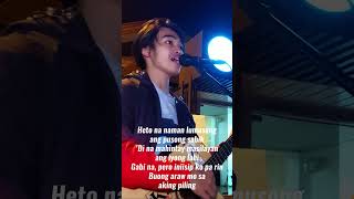 Sud — Di Makatulog cover with lyrics by Kash Mier at Burnham Park Baguio City [upl. by Lamori]