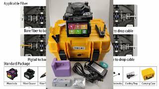 DVP765 Fiber optic Fusion Splicer Machine [upl. by Acirretahs]