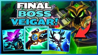 FINAL BOSS VEIGAR BUILD CRAZY AP SCALING AND BURST [upl. by Vial]