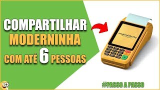 Compartilhamento de Máquina PagSeguro  Como COMPARTILHAR MODERNINHA Passo a Passo [upl. by Pen]