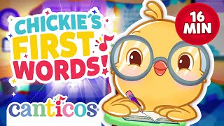 First Words Compilation  Your pollitos first words preschool  canticosworld 🎶🌟 [upl. by Martino]