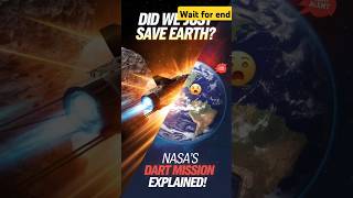 NASA’s DART Mission Did We Just Save Earth  shorts trending ytshorts facts space yt ytshort [upl. by Bee]