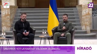 Ungváron tett látogatást Volodimir Zelenszkij [upl. by Strait]