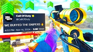 They FIXED SNIPERS in Black Ops 6 Are they GOOD NOW [upl. by Arekat]