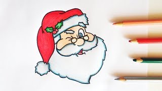 COME DISEGNARE BABBO NATALE [upl. by Assenahs]