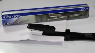 How to Center Staple a Booklet or a Notebook using Kangaro DS45L [upl. by Annael]