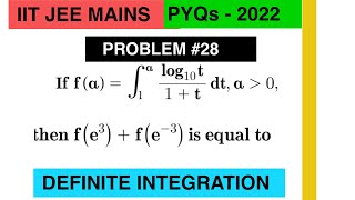 If fa integration from 1 to a log t base base 101t dt then fe3 fe3 is equal to [upl. by Rebmeced762]