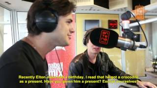 2CELLOS Interview  Antena Zagreb 2012  ENG SUB [upl. by Tarfe]