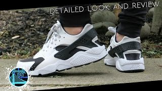 Nike Air Huarache  Detailed Look and Review [upl. by Cirdet]