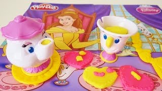 PlayDoh Belles Magical Tea Party Unboxing [upl. by Ylram]