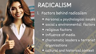 Radicalism part2 I lets explore the factors behind radicalism [upl. by Nnaarual]