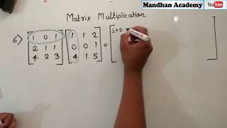 Quick Matrix Multiplication ALL Types Class 12  CBSE [upl. by Boesch]