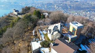 Mt Bre  Top of Lugano  Bellavista Lugano  Switzerland Winter [upl. by Delfeena1]