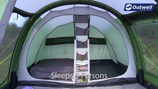 Outwell Up Away 500 Tent 2018 Innovative Family Camping [upl. by Daye]