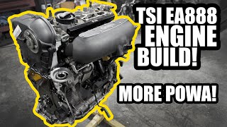 MK56 TSI EA888 Big Turbo Engine Build PT 7 [upl. by Novit272]