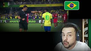 ANALISE DO JOGO DO BRASIL  REACT FutEBOL [upl. by Olsson]